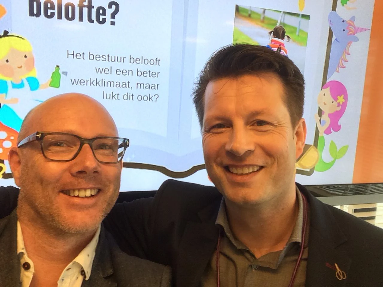 Pepijn en Marcel samen op de foto